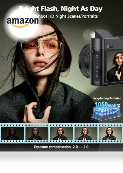 5K Digital Camera with WiFi and Dual Lens — Mirrorless Cameras, ToAuite