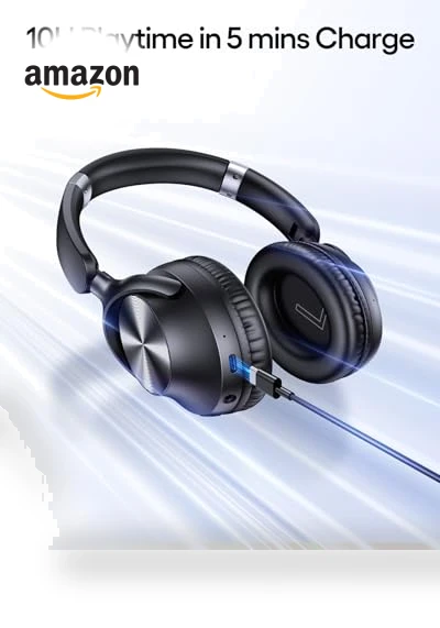 Active Noise Cancelling Headphones — Over-Ear Headphones, TAGRY