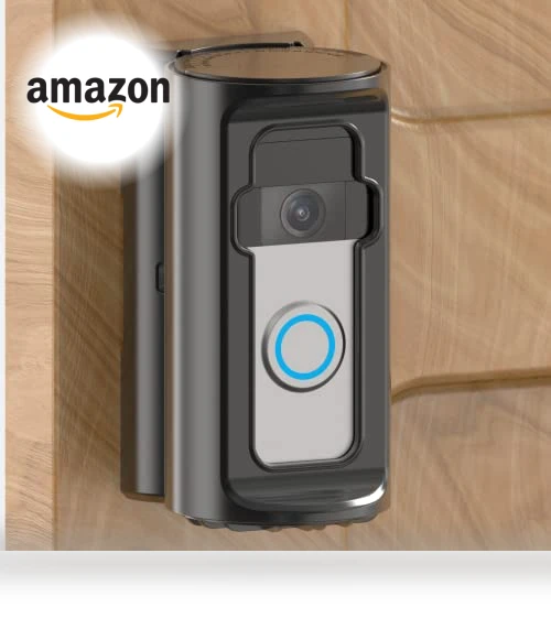 Adjustable 360° Degree Anti-Theft Video Doorbell Mount — Dashboard Installation Kits, ZHANDEYUA