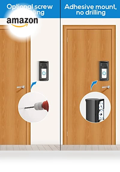 Adjustable 360° Degree Anti-Theft Video Doorbell Mount — Dashboard Installation Kits, ZHANDEYUA