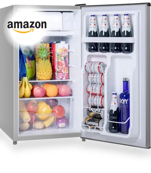 Compact Refrigerator with Freezer — Mini Fridges, Tehanld