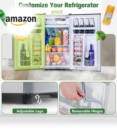 Compact Refrigerator with Freezer — Mini Fridges, Tehanld