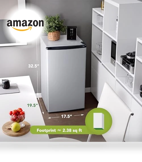 Compact Refrigerator with Freezer — Mini Fridges, Tehanld