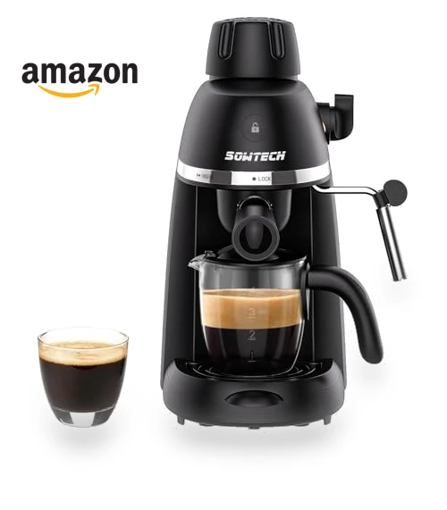 Espresso Cappuccino Machine with Milk Frother — Coffee & Espresso Combos, SOWTECH