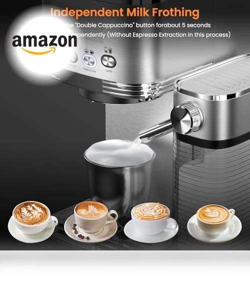 Espresso Machine with Automatic Milk Frother — Espresso Machines, URintells Cuising
