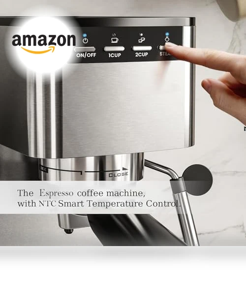Espresso Machine with Milk Frother — Espresso Machines, Kismile