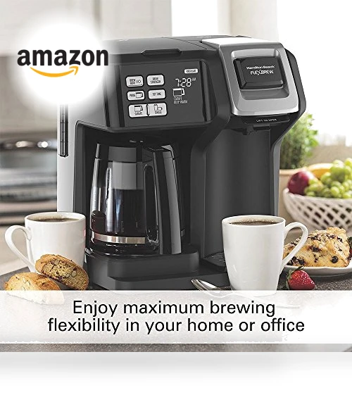 FlexBrew 2-Way Brewer Programmable Coffee Maker — Electric Coffee Brewers, Hamilton Beach