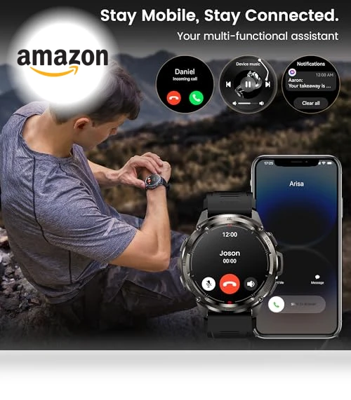 GPS Smart Watch — Smartwatches, AMAZTIM