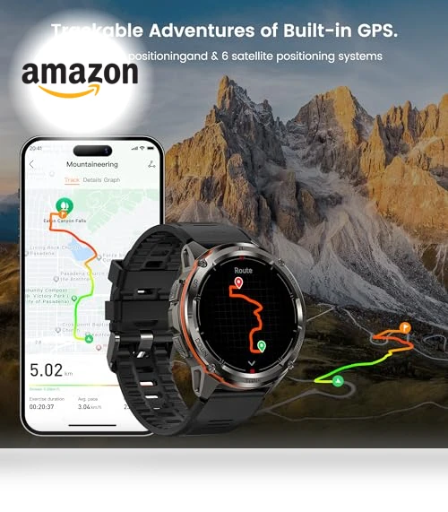 GPS Smart Watch — Smartwatches, AMAZTIM