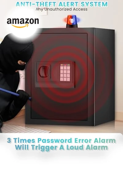 Home Safe with Fireproof Waterproof Bag — Cabinet Safes, FOWORE