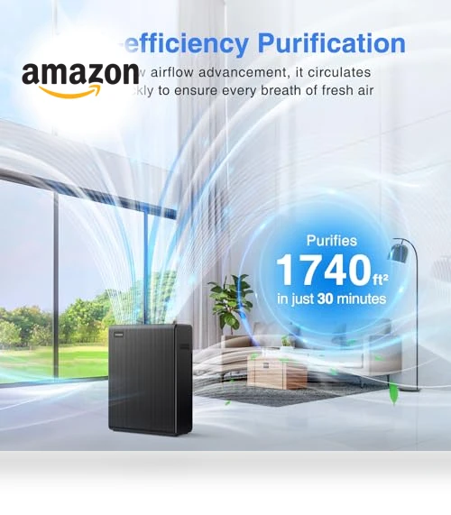 Large Room Air Purifier — HEPA Air Purifiers, Mooka Family