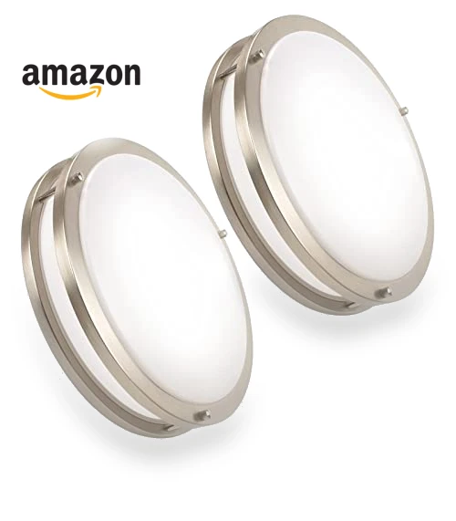 LED Flush Mount Ceiling Light Fixture — Overhead Lighting, OOWOLF