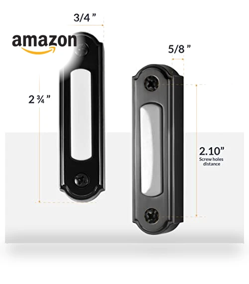 LED Lighted Metal Door Chime Push Button — Push Buttons, Newhouse Hardware