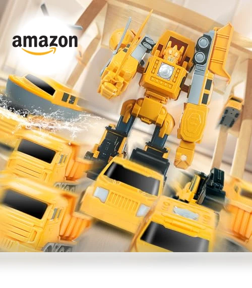 Magnetic Transform Engineering Car Assembled Toys with Storage Box — Construction Kits, FUYLE