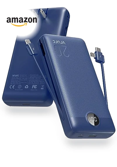Portable Charger 20000mAh with Fast Charging — Mobile Power Solutions, VRURC
