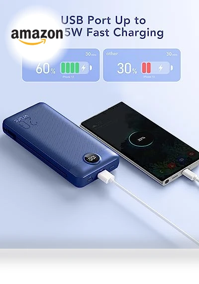 Portable Charger 20000mAh with Fast Charging — Mobile Power Solutions, VRURC