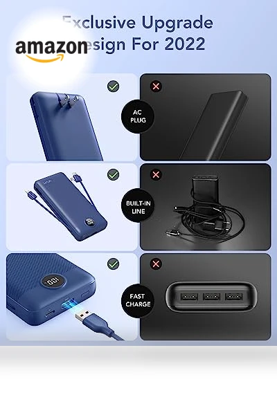 Portable Charger 20000mAh with Fast Charging — Mobile Power Solutions, VRURC