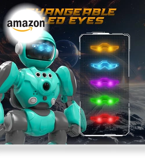 Programmable Remote Control Robot with Magic Record Voice Function — Interactive Figures & Robots, STEMTRON