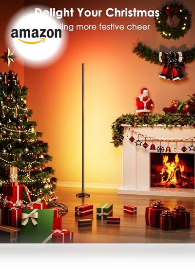 RGB Color Changing Corner Floor Lamp — Billiard & Pool, CCACC