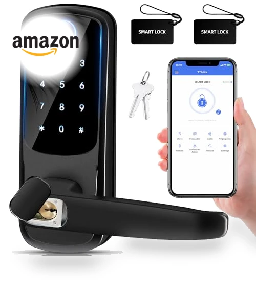 Smart Door Lock with Handle — Locks, MSR X6