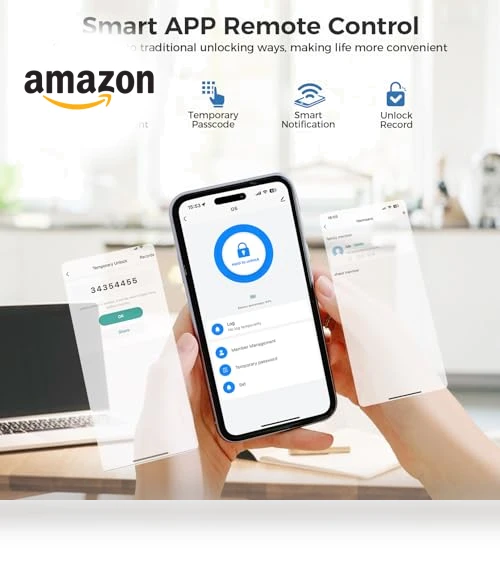 Smart Lock with Fingerprint Keyless Entry — Keyless Entry, Devo