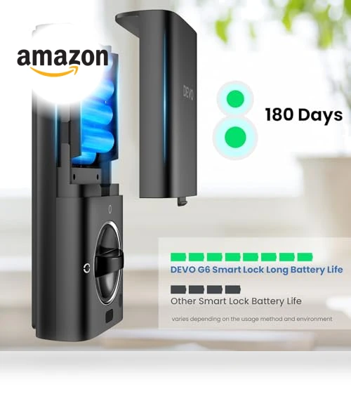 Smart Lock with Fingerprint Keyless Entry — Keyless Entry, Devo