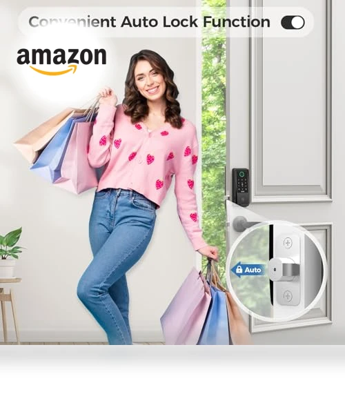 Smart Lock with Fingerprint Keyless Entry — Keyless Entry, Devo