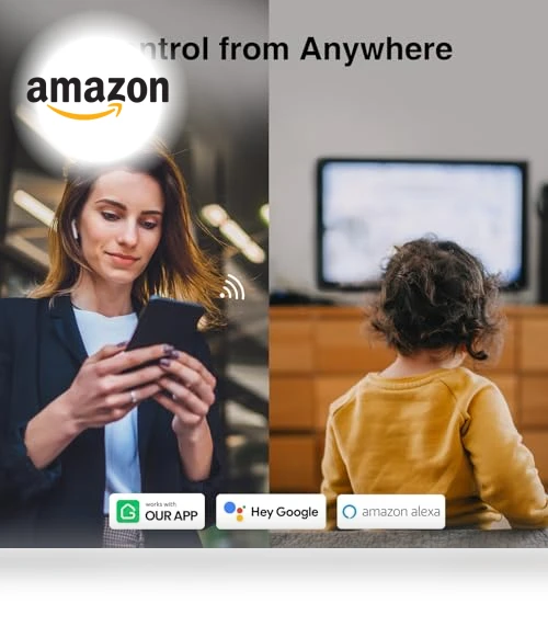 Smart Plug Outlet Extender with Surge Protector — Power Guardians, GHome Smart