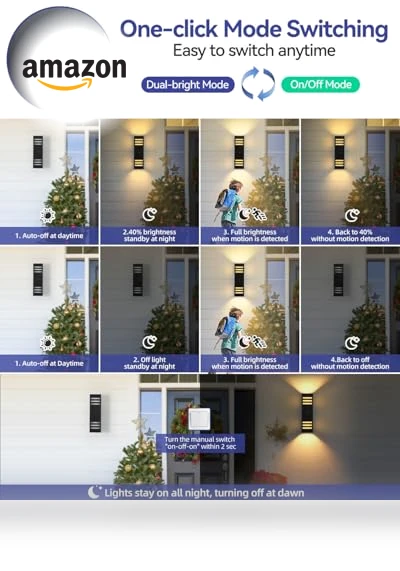 Smart Porch Light Motion Sensor — Step Lights, KIZON