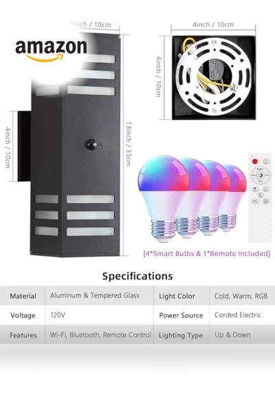 Smart Porch Light Motion Sensor — Step Lights, KIZON