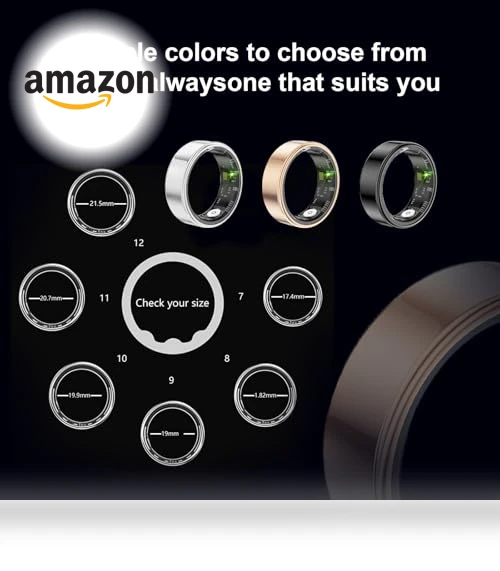 Smart Ring Health Tracker — Smart Rings, ZMSTLAMP