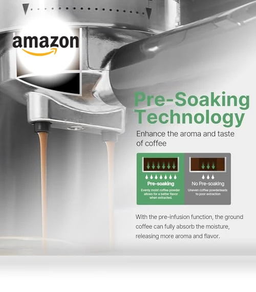 Touchscreen Espresso Maker with Automatic Milk Frother — Espresso Machines, URintells Cuising