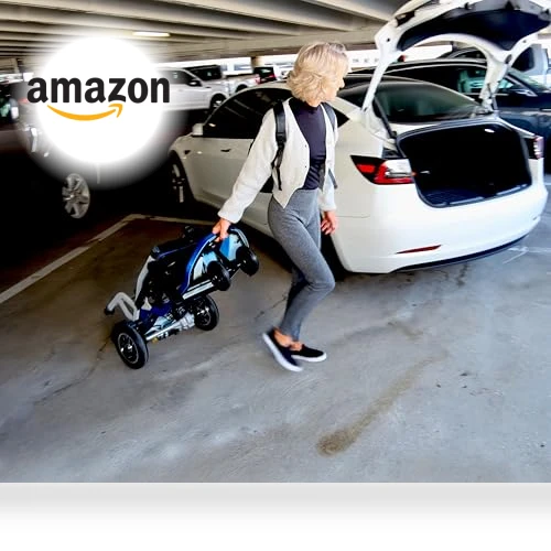 Ultra Lightweight Electric Powered Folding 4 Wheel Mobility Scooter — Mobility Scooters, ZiiROBOT