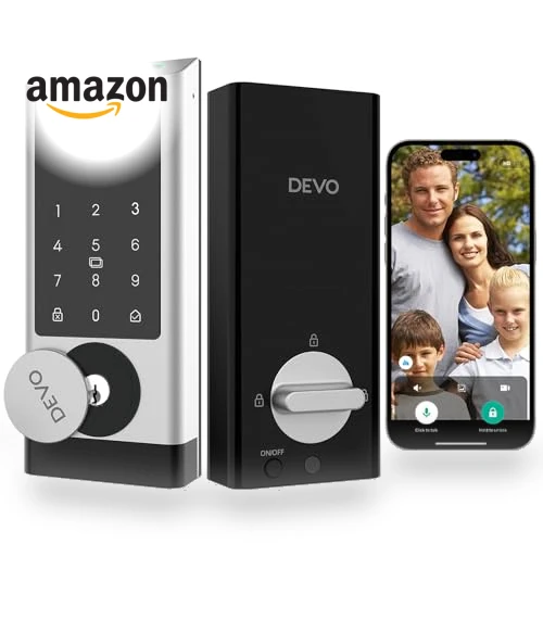 Video Smart Lock with Camera & Doorbell — Smart Home Security, Devo