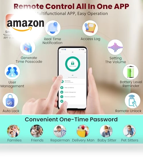 Video Smart Lock with Camera & Doorbell — Smart Home Security, Devo