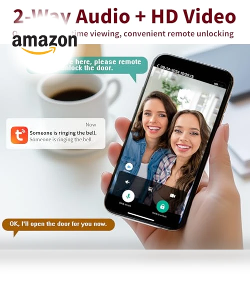 Video Smart Lock with Camera & Doorbell — Smart Home Security, Devo