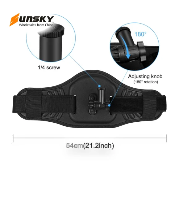 Waist Belt Mount Strap with Selfie Stick Monopod — Selfie Sticks, PULUZ