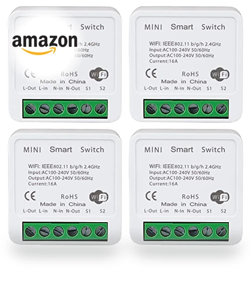 WiFi Smart Switch Light Switch — Smart Home Hubs & Controllers, Bkiyougo