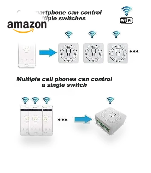 WiFi Smart Switch Light Switch — Smart Home Hubs & Controllers, Bkiyougo