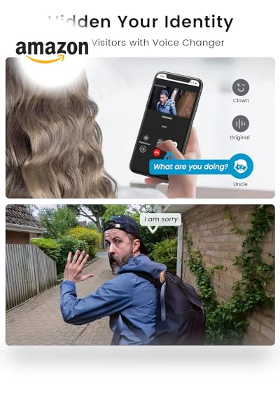 Wireless Doorbell Camera — Outdoor Security Cameras, iegeek
