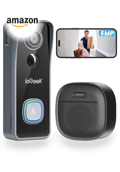 Wireless Doorbell Camera — Smart Home Security, iegeek