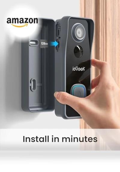 Wireless Doorbell Camera — Smart Home Security, iegeek