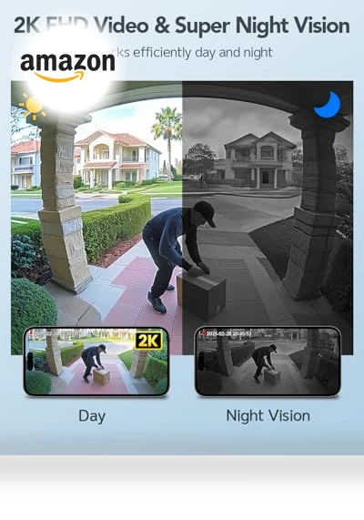 Wireless Video Doorbell Camera — Security Cameras, XTU