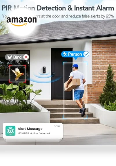 Wireless Video Doorbell Camera — Security Cameras, XTU