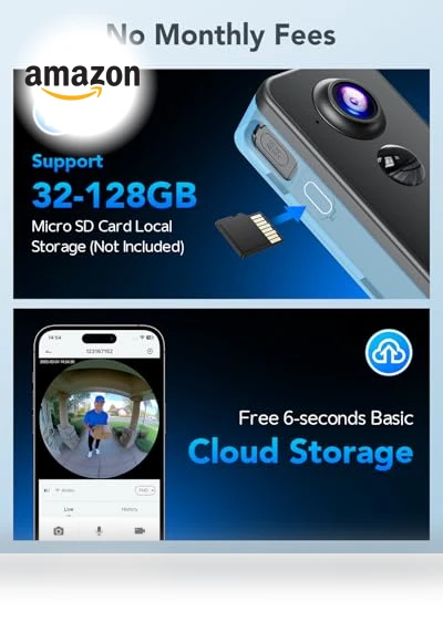 Wireless Video Doorbell Camera — Security Cameras, XTU