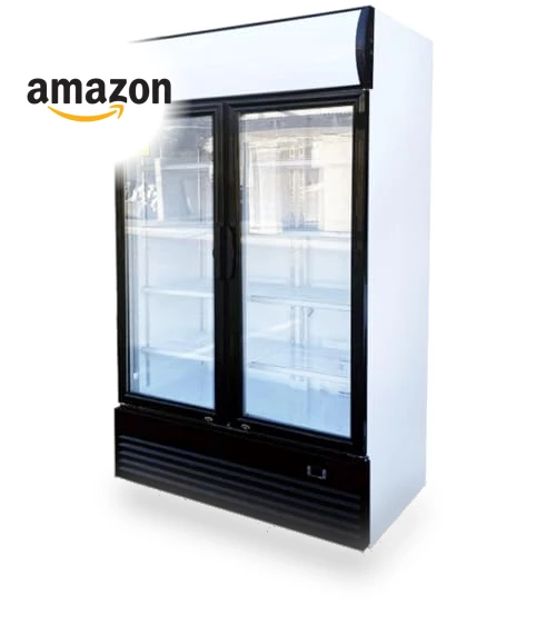 2-Door Glass Merchandiser Display Fridge — Showcase Coolers, cooler depot