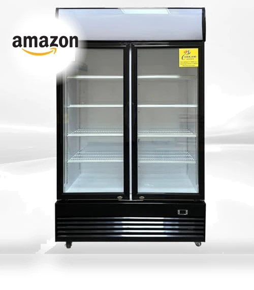 2-Door Glass Merchandiser Display Fridge — Showcase Coolers, cooler depot