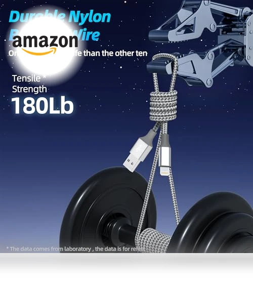 3-Pack 10FT Lightning Cable — Lightning, Bkayp