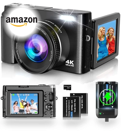 4K Digital Camera for Photography and Video — Mirrorless Cameras