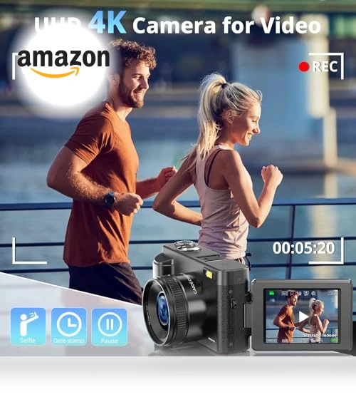 4K Digital Camera for Photography and Video — Mirrorless Cameras